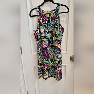 Jude Connally Summer Multicolor Patterned Dress‎ Vacation Beach Resortwear